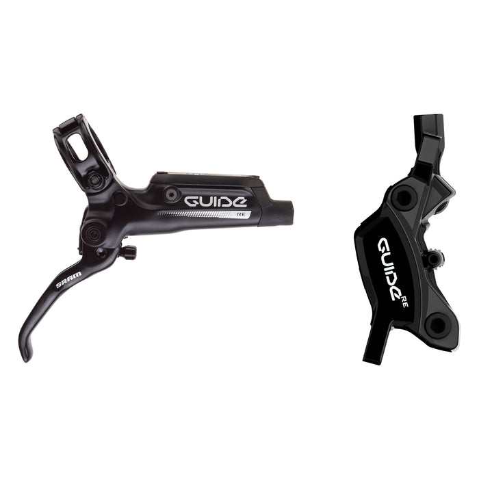 SRAM Guide RE Disc Brake and Lever - Front, Hydraulic, Post Mount, Black, B1