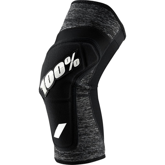 100% Ridecamp Knee Guards Fully Ventilated Rear Mesh - Grey/Black
