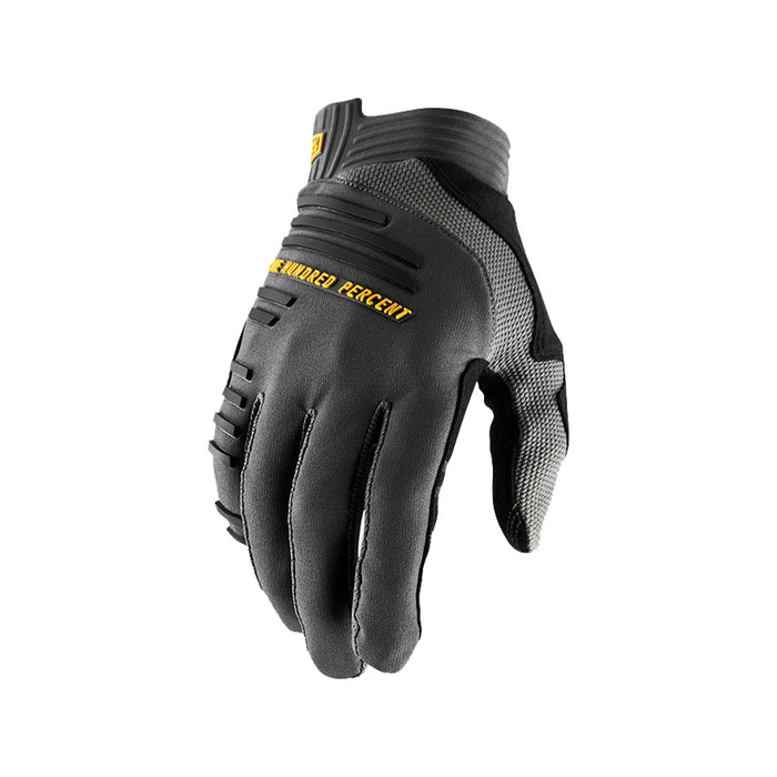 100% R-Core MTB Gloves - Charcoal