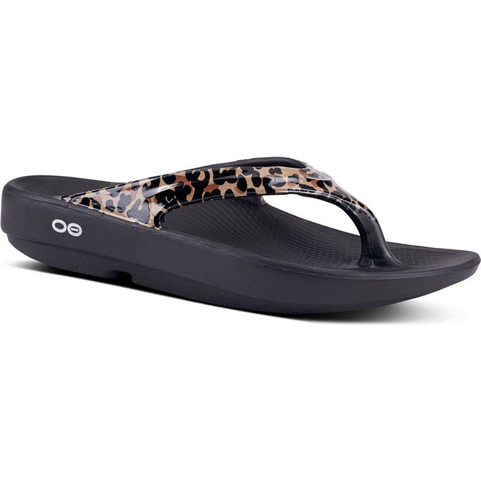 Oofos Women's OOlala Ltd Shoes - Black/Leopard