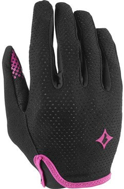Specialized Body Geometry Grail Womens Long Finger Cycling Gloves - Black/Pink