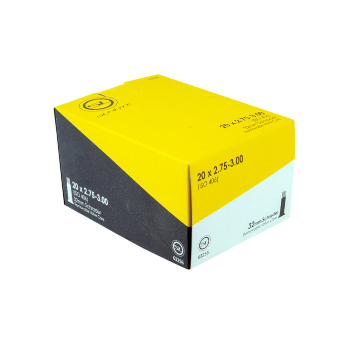 Sunlite Standard Schrader Valve Inner Tube 20x2.75-3.00 32mm
