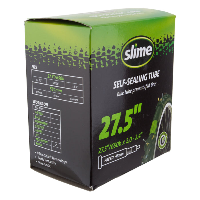Slime Presta Valve Self Sealing Inner Tube 27.5x2.00-2.40