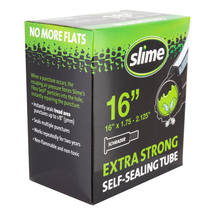 Slime Schrader Valve Self Sealing Inner Tube 16x1.75-2.125