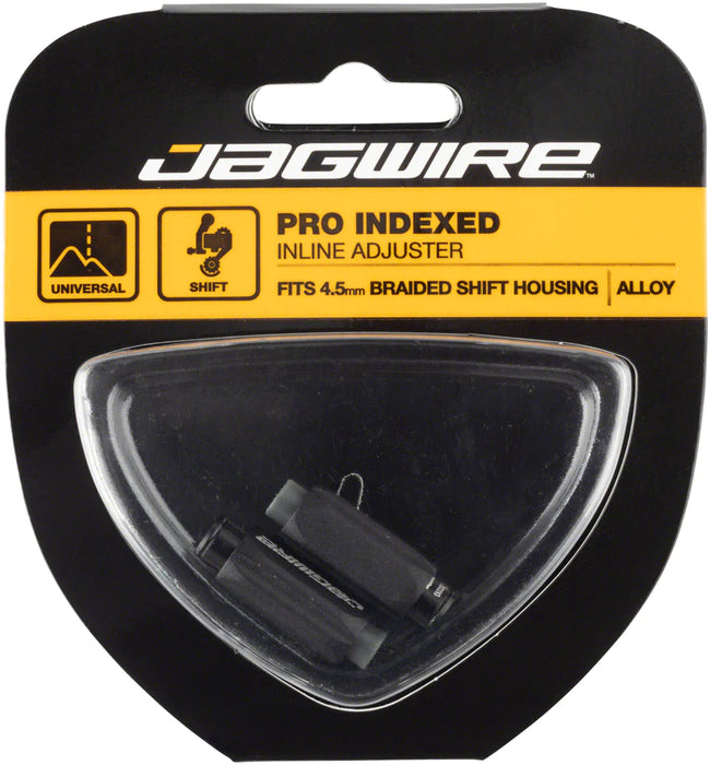 Jagwire Pro Inline Indexed Cable Tension Adjusters, Black