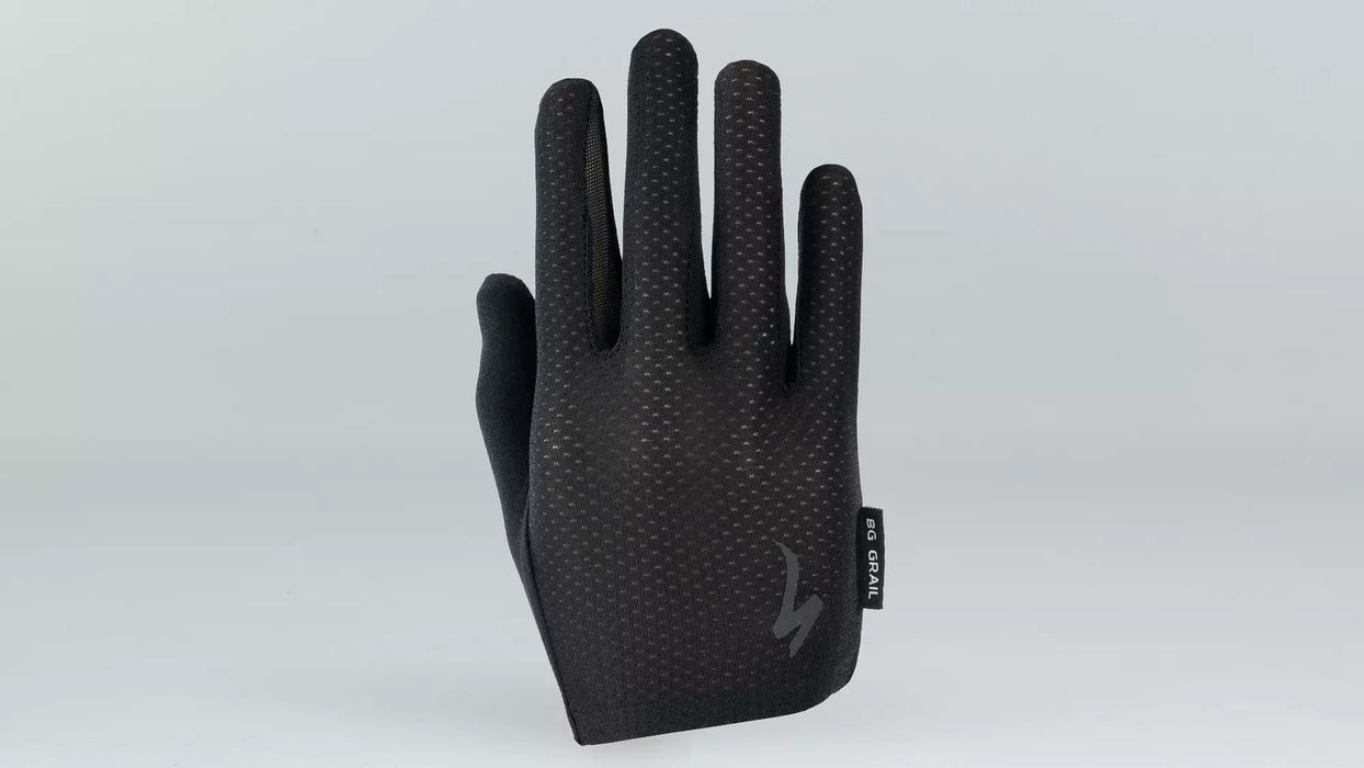 Specialized Body Geometry Grail Mens Long Finger Cycling Gloves - Black