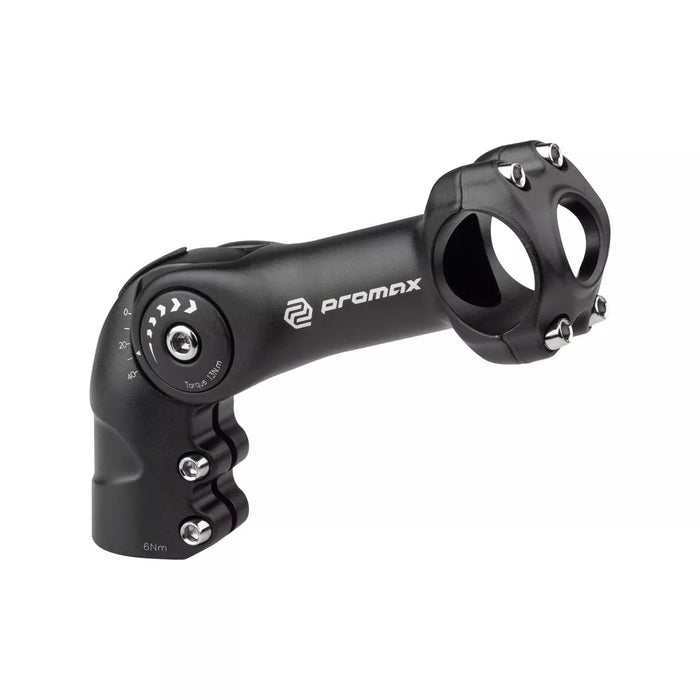 Promax MA-595 31.8mm, Length 110mm, Adjustable Threadless Stem Black