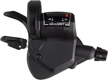 microSHIFT Mezzo Right Thumb-Tap Shifter, 7-Speed, Optical Gear Indicator, Shimano Compatible