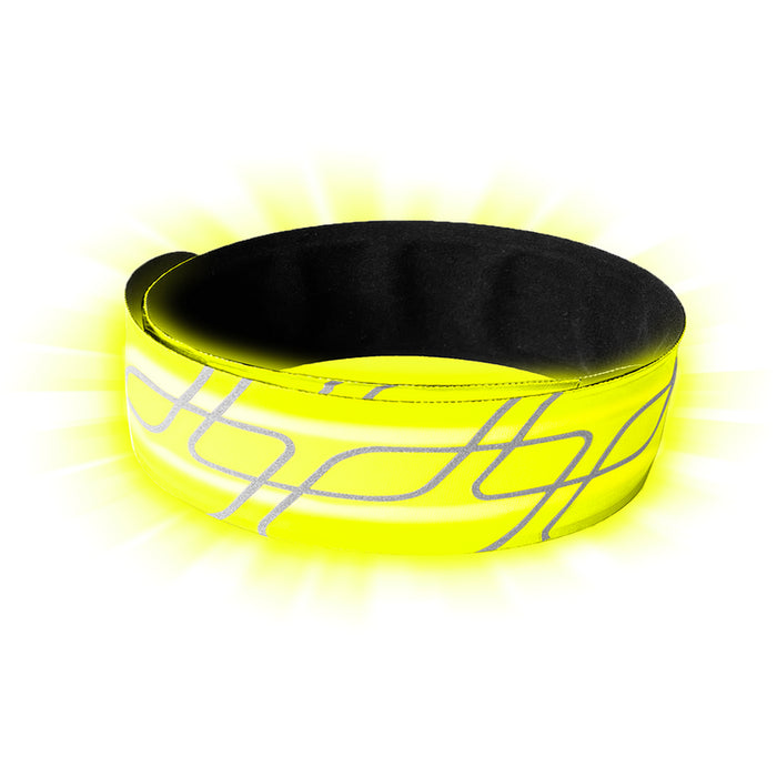 Amphipod Full-Viz™ Rechargeable Flashing Reflective Slap Band